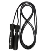 Cannon Sports Speed Jump Rope   Ball Bearing Fitness Jump Rope with 0.25" PVC Cord   Ergonomic Handles for Athletes, Cardio, Boxing, Cross Training & Gym Black, 10-feet
