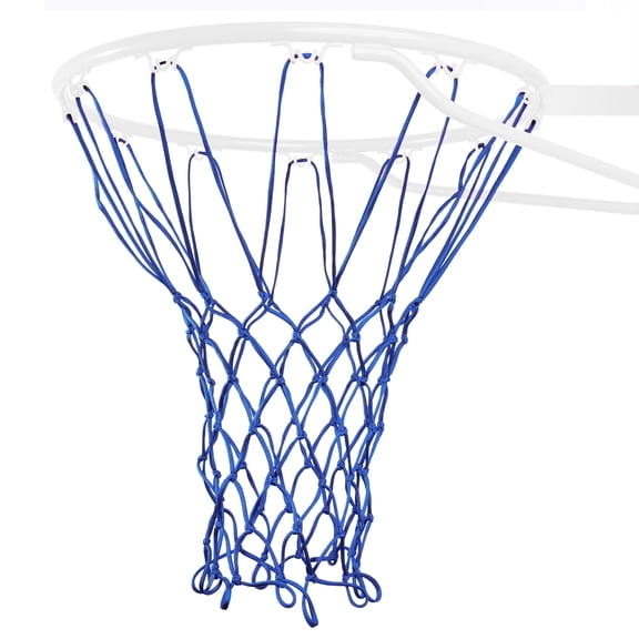 Cannon Sports Heavy Duty Basketball Net Replacement - 21 Inches - 12 Loop Standard Size - Weather Resistant for Indoor/Outdoor Courts - Fits All Standard Rims (Blue)