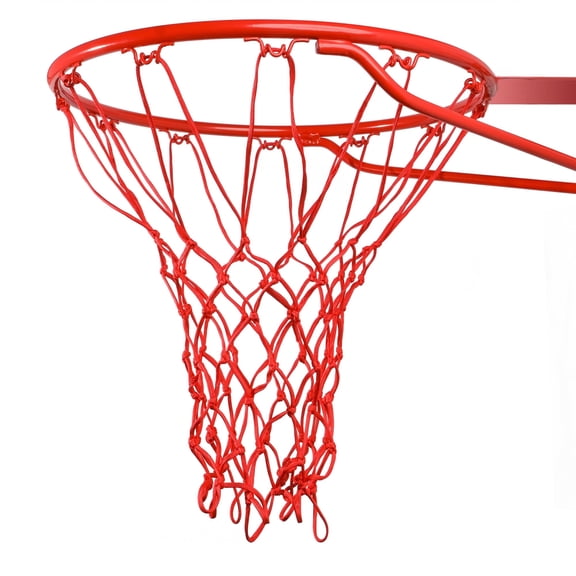 Cannon Sports Heavy Duty Basketball Net Replacement - 21 Inches - 12 Loop Standard Size - Weather Resistant for Indoor/Outdoor Courts - Fits All Standard Rims (Red)