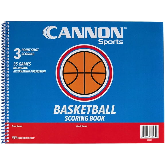 Cannon Sports Basketball Scorebook