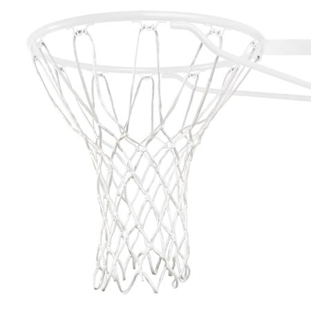 Cannon Sports Heavy Duty Basketball Net Replacement - 21 Inches - 12 Loop Standard Size - Weather Resistant for Indoor/Outdoor Courts - Fits All Standard Rims (White)