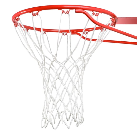 Cannon Sports Heavy Duty Basketball Net Replacement - 21 Inches - 12 Loop Standard Size - Weather Resistant for Indoor/Outdoor Courts - Fits All Standard Rims (White)