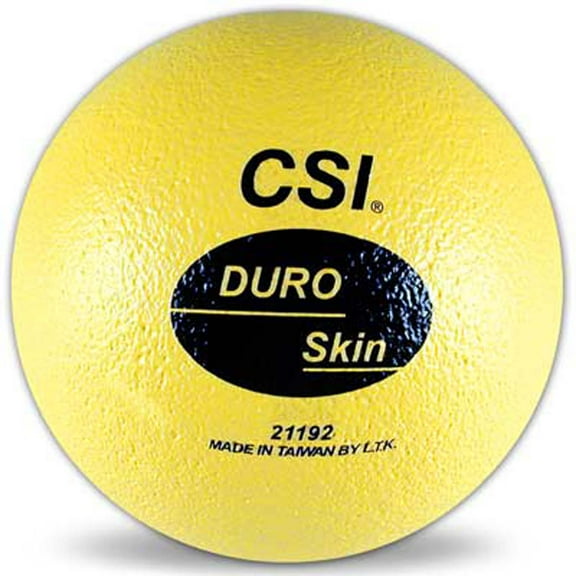 Cannon Sports Duro Skin Foam Playground Ball for Outdoor Activities, Dodgeball, Handball, & Kickball (Yellow, 8-Inch)