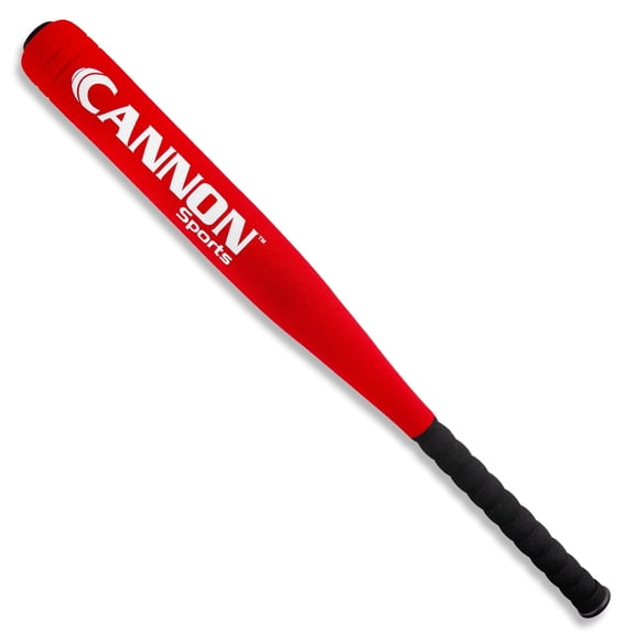 Cannon Sports Foam Baseball Softball Bat - 29-Inch Padded Training Bat with Strong Poly-Core – Soft Foam Practice Bat (Red, 1 Bat)