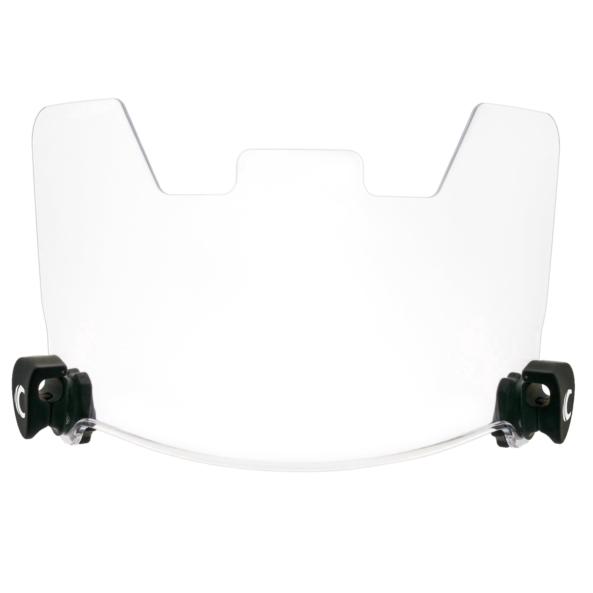Cannon Sports Football Visor - Flat Lens Technology, Anti-Fog, UV Protection & Scratch-Resistant - Fits Adult & Large Youth Football Helmets (Clear)