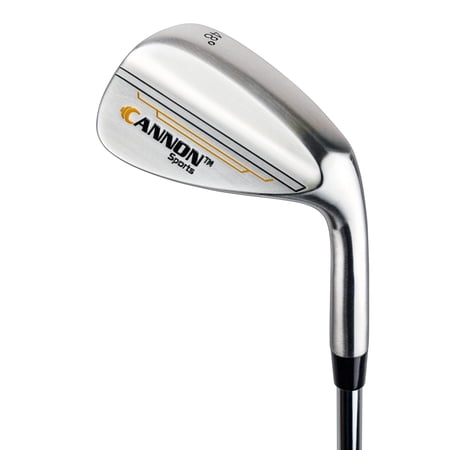 Cannon Sports 48 Degree Pitching Wedge Golf Club – Right Hand – Men’s Golf Wedge – Stainless Steel Head & Steel Shaft – Lightweight Durable Wedge with Soft Grip – All Skill Levels (Men, Right)