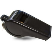 Cannon Sports Hi-Impact Black Plastic Whistle
