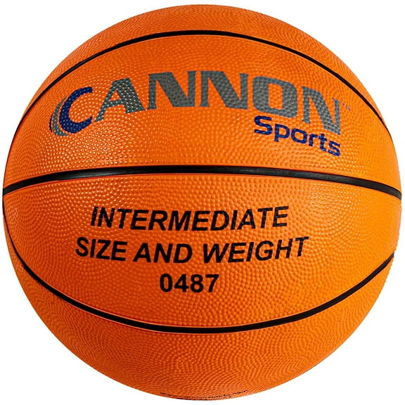 Cannon Sports Intermediate Size 28.5-Inch Rubber Basketball
