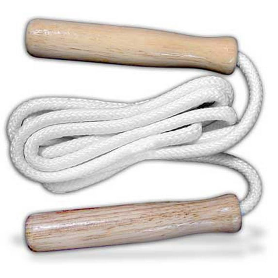 Cannon Sports Lightweight Polyester Jump Ropes with Wooden Handles , 9.5-Feet