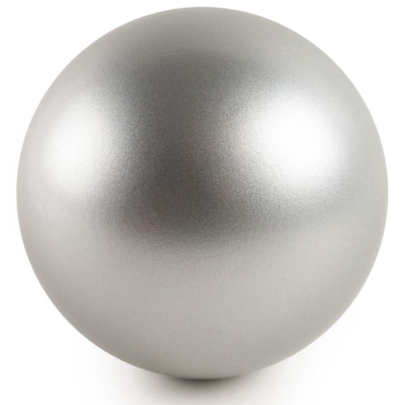 Cannon Sports Official Cast Iron Shot Put - Turned to Precise Specifications - Regulation Weight & Size for Competitions, Practice, Strength Training - Suitable for All Athletes (16 lbs., Silver)