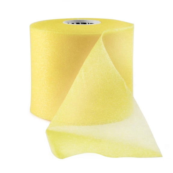 Cannon Sports Pre Wrap 30 Yard Roll Athletic Foam Tape Underwrap for Ankles Wrists Knees Elbows Hair (Gold)