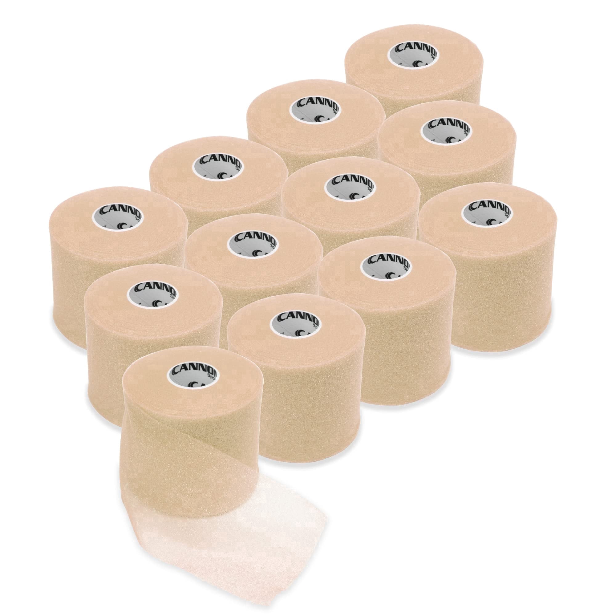 Cannon Sports Pre Wrap Foam Underwrap - 12 Pack, 2.75" x 30 Yards Per ...