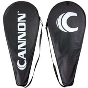 Cannon Sports Premium Padded Tennis Racket Cover Bag with Adjustable Shoulder Strap   Durable & Lightweight Racquet Carrying Bag Black