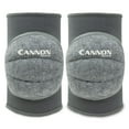 thumbnail image 1 of Cannon Sports Pro Volleyball Knee Pads – Thick Padded Sponge for Extra Support – Breathable Anti-slip Collision Avoidance Knee Pads – Volleyball, Basketball, Wrestling, Working & More (Gray, Large), 1 of 6