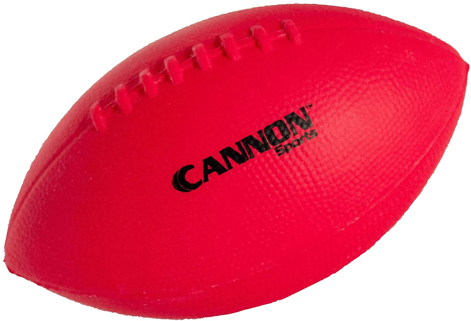 Cannon Sports Red Foam Football for Kids and Adults with Grip