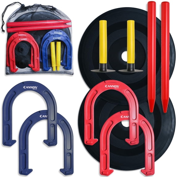 Cannon Sports Rubber Horseshoe Set
