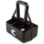 Cannon Sports Squeeze Bottle Carrier for 6 Bottles, Fits 28 to 34 oz Bottles, Durable Lightweight Design Black