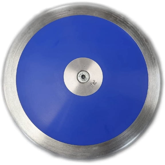 Cannon Sports Steel Rim Discus - Meets IAAF Specifications - High Spin Rate, Maximize Distance & Accuracy - Perfect for Training & Competition - Multiple Weights Available (2kg, Blue)