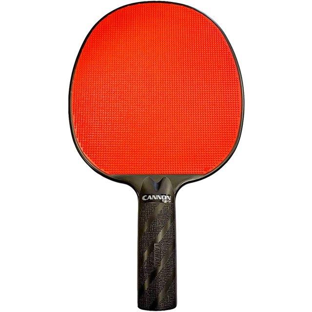 Cannon Sports Unbreakable Red Table Tennis Paddle with Rubber Face