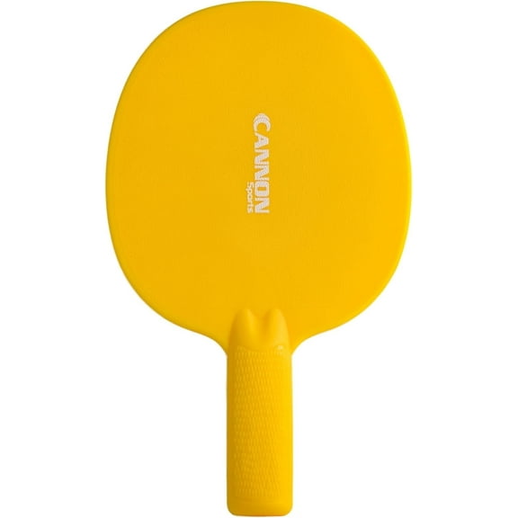 Cannon Sports Unbreakable Table Tennis Paddles - Waterproof & Weather Resistant Table Tennis Rackets for Indoor & Outdoor Use – Textured Easy Grip Handle – Multiple Color Options (Yellow)