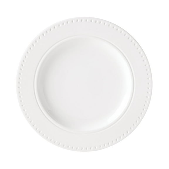 Cannon Street Cream Dinner Plate by Kate Spade New York, White