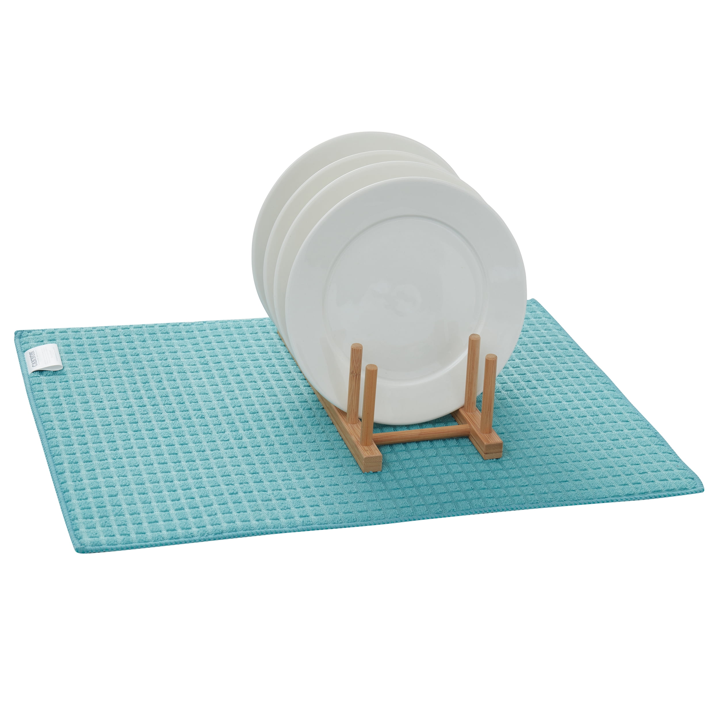 Adalore 2 Pack Dish Drying Mat Drying Mat for Kitchen Counter, Coffee Mat Coffee Maker Mat Dish Drying Mats for Kitchen Counter 19.5x12Inch Dish Drying Pad