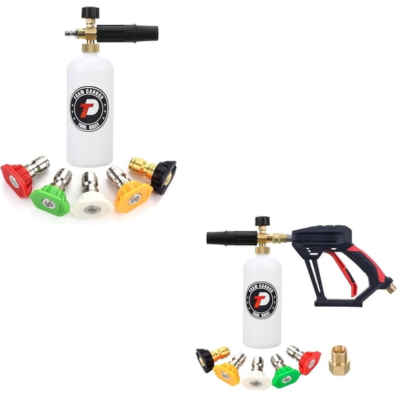 Cannon with 1/4 Inch Quick Connector, 1 Liter, Short  Washer  with  Cannon