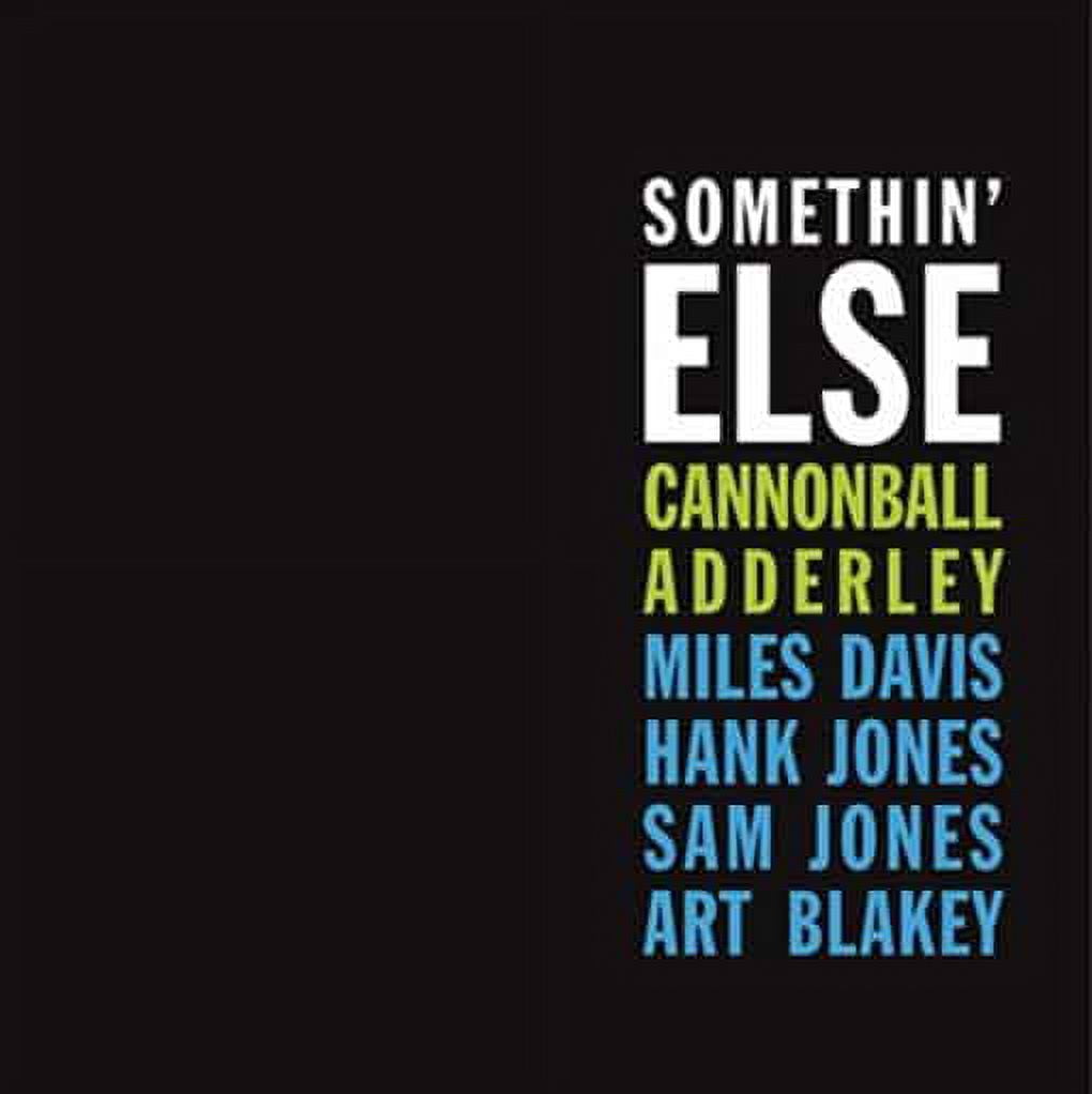 Cannonball Adderley - Somethin' Else (Limited Edition, 180 Gram, Blue Vinyl) (LP)