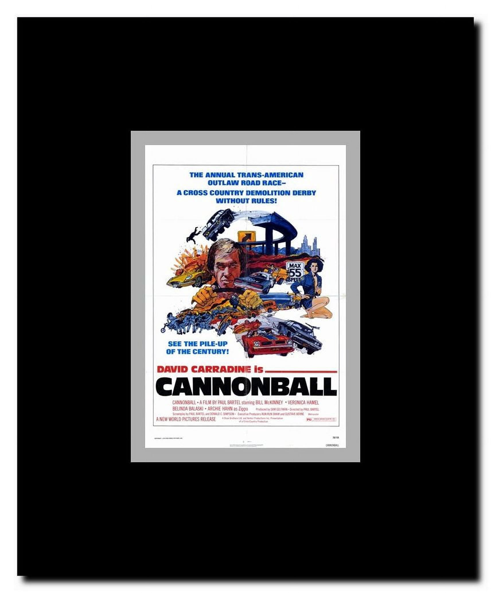 Cannonball Framed Movie Poster