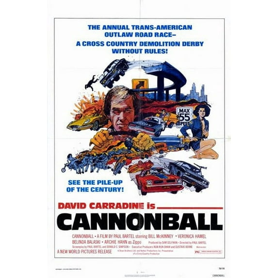 Cannonball Movie Poster (11 x 17)