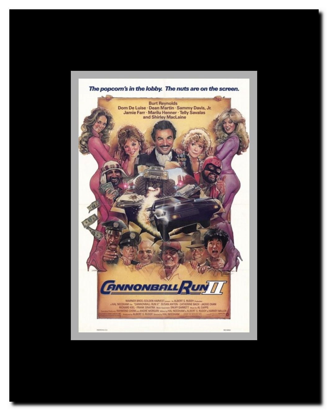 Cannonball Run 2 Framed Movie Poster