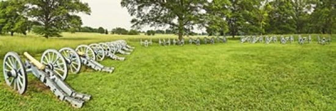 Cannons in a park Valley Forge National Historic Park Philadelphia Pennsylvania USA Canvas Art - Panoramic Images (18 x 6)