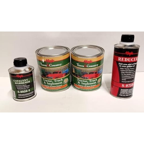Cannot Ship to CA. 2 Quart Paint Kit for Kubota Tractor with Hardener and Reducer Orange$$Tools & Hardware Other