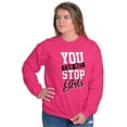 thumbnail image 1 of Cannot Stop Girls Feminist Equality Women Crewneck Sweatshirt Brisco Brands M, 1 of 5