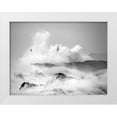 thumbnail image 1 of Cano, Marina 24x19 White Modern Wood Framed Museum Art Print Titled - Storm in Cantabria, 1 of 4