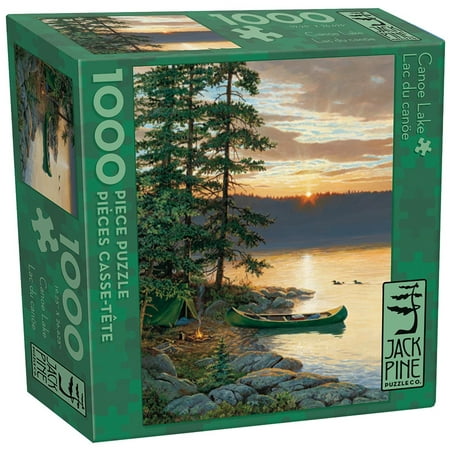 Jack Pine Puzzle - Canoe Lake- 1000 Piece Jigsaw Puzzle