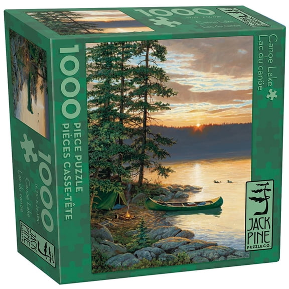 Jack Pine Puzzle - Canoe Lake- 1000 Piece Jigsaw Puzzle