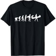 thumbnail image 1 of Canoe Man Evolution - Water Boat Paddling Canoeing T-Shirt, 1 of 4