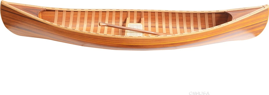 Canoe Matte Canadian Western Red Cedar Fiberglass Paddle Is Included