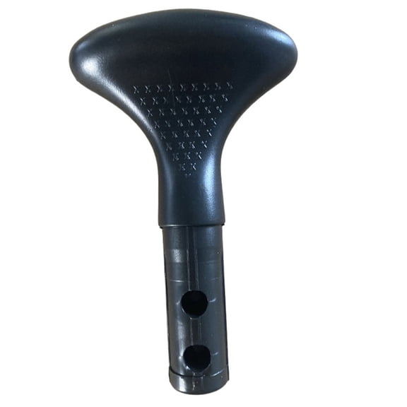 Canoe Paddles T Handle Replacement Grip,24Mm PVC Straight Rod Accessory for KAYAK Canoe Inflatable Dinghy Raft,Black(C)