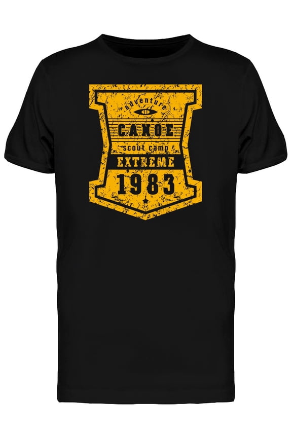 Canoe Scout Camp Adventure T-Shirt Men -Image by Shutterstock, Male 3X-Large