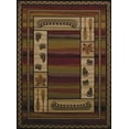 thumbnail image 1 of United Weavers Affinity Area Rug 750-04043 Canoe Sunset Boat Print 5' 3" x 7' 2" Rectangle, 1 of 4
