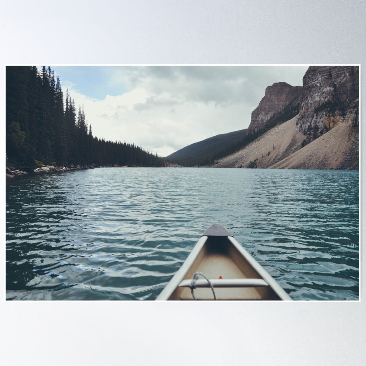 Canoe Trip Poster Wall Art, Modern Wall Decor For Living Room Bedroom ...