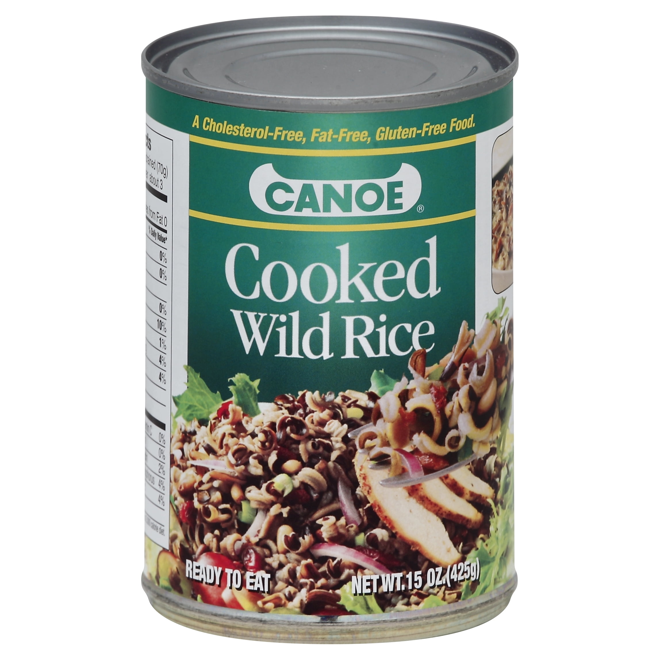Canoe Rice Canoe Wild Rice Precooked Tin 15 oz (Pack Of 12) - Walmart.com