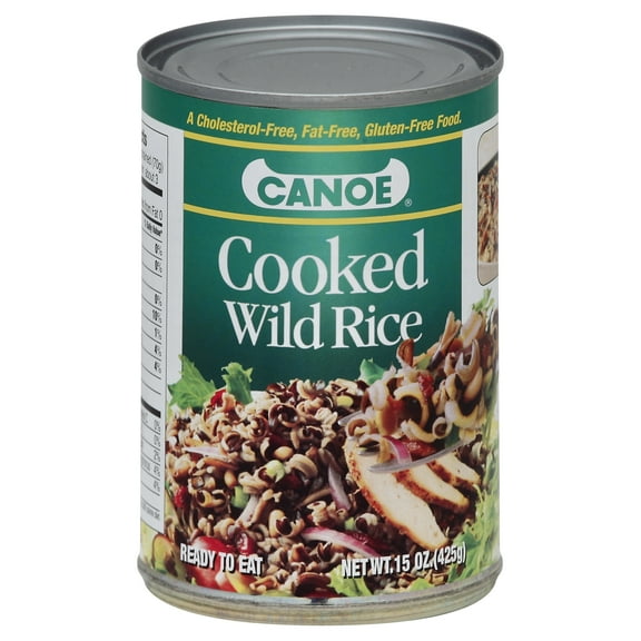 Canoe Wild Rice Precooked Tin 15 oz (Pack Of 12)