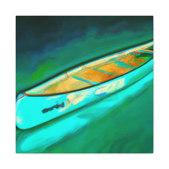 "Canoe in Starlight" - Canvas