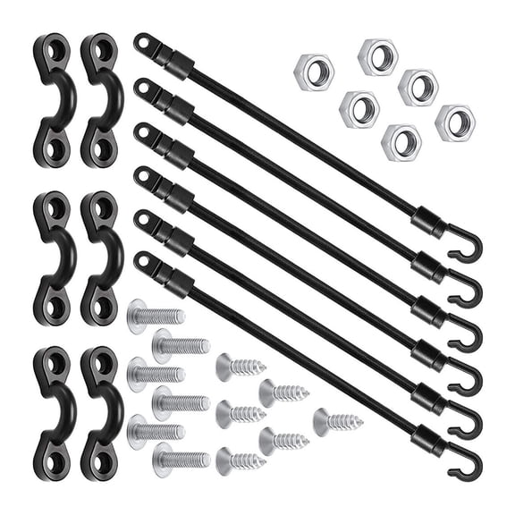 Canoes Bungees Shock Cord Hook End Hook Canoes Accessories Boats Hook for Fishing Boats and Water Sport