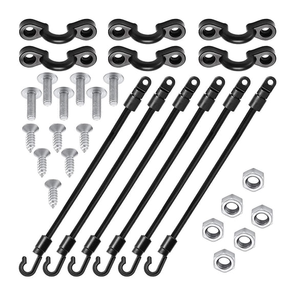 Canoes Bungees Shock Cord Hook End Hook Canoes Accessories Boats Hook for Fishing Boats and Water Sport