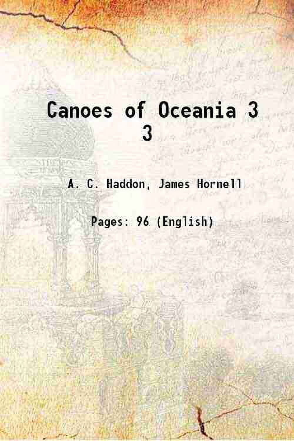 Canoes of Oceania Volume 3 1938