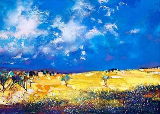 Canola Flowers Canvas Art - John Turton (20 x 28)